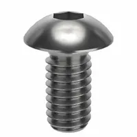 Socket Head Cap Screw: M4x0.70 Thread Size, 8 mm Lg, Button, NL-19, Stainless Steel, 18-8, 100 PK (MPN FBMBHSCAPS48P100)