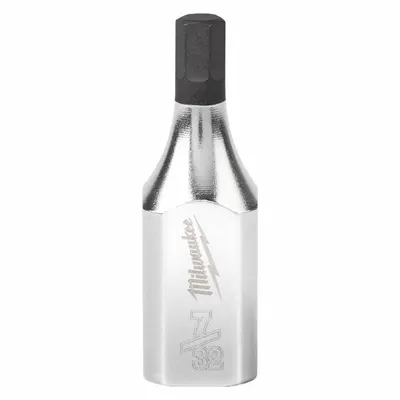 MILWAUKEE Socket: 3/8 in Drive Size, Hex Tip, 7/32 in Tip Size, 1 3/4 in Overall Lg - Hex Bit Sockets
