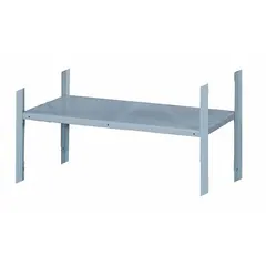 Shelf unit for material handling and industrial storage applications. Used to organize and store materials in facility environments such as warehouses, manufacturing plants, and distribution centers. Consult manufacturer documentation for dimensions and load capacity.