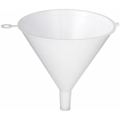 FUNNEL KING Folding Spout Funnel: Polyethylene, 12 fl oz Fluid Capacity, 4 1/16 in Overall Dia - Spout Funnels