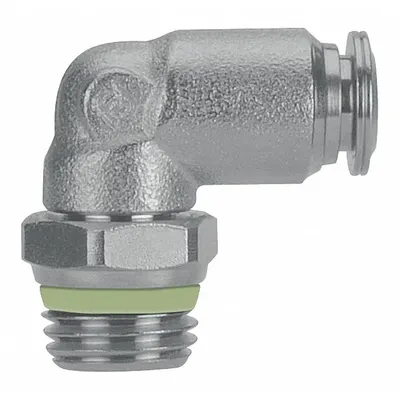AIGNEP USA 60115X-8-1/8 Stainless Steel Push-to-Connect Elbow Fitting - Stainless Steel Tube Fittings