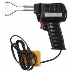 Handheld hot knife designed for cutting braided sleeving. Operates on 120V AC power. Suitable for clean, precise cuts in protective sleeving used in wiring and cable management applications.