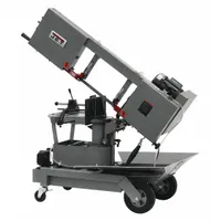 JET Band Saw: Combo Horizontal/Vertical, 115V AC, 8 in x 5 1/2 in, 64 to 247 SFPM, 14.0/7.0 A (MPN HVBS-10-DMWC)