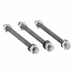 Tie rod kit for securing one work section of a stack valve assembly. Includes rods and hardware to maintain alignment and prevent fluid leaks in hydraulic systems. Suitable for use in industrial machinery and mobile equipment where reliable valve stacking is required.