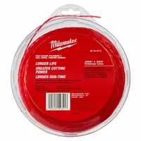 MILWAUKEE String Trimmer Line: High Density Polyethlyene, 0.095 in Dia, 250 ft Overall Lg, Twisted (MPN 49-16-2713)