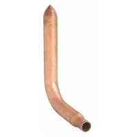 ZURN Barbed Fitting Elbow: 1/2 in ID Size, Barbed x Barbed, Copper, Crimp (MPN QSTUBLXX)