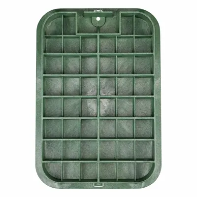 NDS Valve Box: PVC, Rectangular, 12 1/4 in Overall Ht, 19 in Overall Wd - Valve & Meter Boxes