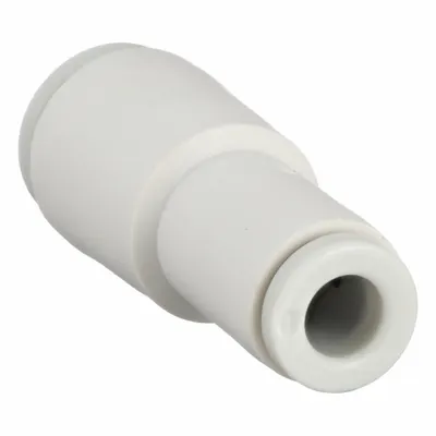 SMC Push-Fit Fitting: 4 mm OD x 6 mm OD Size, Push-to-Connect x Push-to-Connect - Polybutylene & Brass Tube Fittings