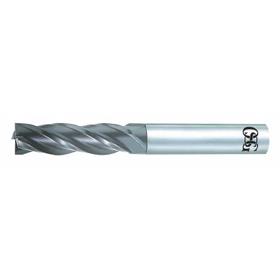 OSG Square End Mill: Carbide, Diamond Coated, 4 Flute, 10 mm Mill Dia, 25 mm LOC - Carbide Square End Mills for Graphite & Carbon Fiber