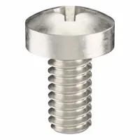Machine Screw: M2x0.40 Thread Size, 4 mm Lg, 316, Stainless Steel, Plain, Pan, Phillips, 100 PK (MPN ZSCRW-427)
