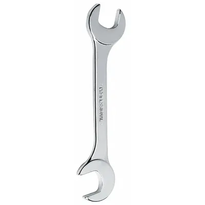 PROTO Open End Wrench: Alloy Steel, Satin, 15/64 in Head Size, 3 in Overall Lg - SAE, Double End, Open End Wrenches