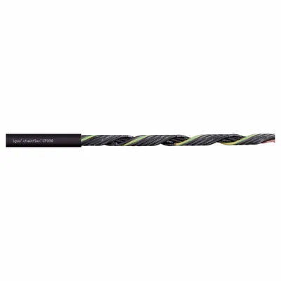 CHAINFLEX Control Cable: 18 AWG, 12 Conductors, Order by the Foot, PUR Jacket - Continuous Flexing Control Cables