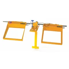This universal grinder eye shield is designed for bench grinders to protect operators from flying debris and sparks. Integrated LED lights improve visibility, and the interlocked safety switch automatically stops the grinder when the shield is raised. Dimensions: 12 in wide x 19 in tall.