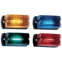 FEDERAL SIGNAL Warning Light: Blue, LED, 120V AC, 5 1/16 in Overall Lg, 2 5/16 in Overall Wd (MPN LP1-120B)