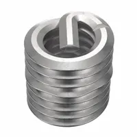 HELI-COIL Helical Insert: Tanged Tang Style, Screw-Locking, M4-0.70 Thread Size, Plain, 1,000 PK (MPN 4184-4CN060S)