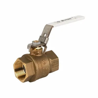 JOMAR VALVE 100-408G-LH Brass Full Port Ball Valve - Brass Ball Valves