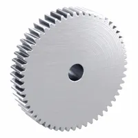 Spur Gear: Module m 1.5, 55 Teeth, 12 mm Bore Dia, Stainless Steel, 20° Pressure Angle, Plain Bore (MPN SUS1.5-55)