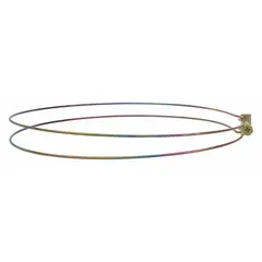Replacement bag clamp for securing dust collection bags on Dayton wood dust collectors. Ensures a tight seal to contain wood dust and debris during operation, maintaining efficient airflow. Compatible with select Dayton models.