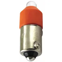 EATON Compact LED Bulb: LED, Miniature Bayonet (BA9s), (T) Tubular, T3-1/4, 24V AC/DC, 0.5 W Watt (MPN E22LED024ON)