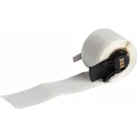 Pre-Cut Label Stock Roll: 1 in x 2 in, Acrylic, Permanent Adhesive, 100 Labels, Permanent (MPN M6-20-428-PSL)