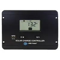 AIMS POWER Solar Charge Controller: 30 A Max Current, 24 V DC Max Solar Input Volt, IP32 (MPN SCC30AFM)