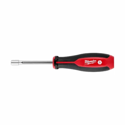 MILWAUKEE Nut Driver: Straight, HollowCore, Metric, With Magnetized Tip, Std - Pass-Through Nut Drivers