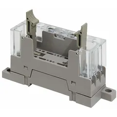 This 14-pin P socket from OMRON supports both DIN-rail and surface mounting for flexible installation in control panels. Rated at 2 A, it provides a secure connection point for compatible relays in industrial automation and machinery applications.