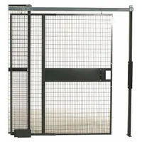 WIRECRAFTERS Sliding Door: 10 1/2 ft H x 5 3/8 ft W x 2 in D, Gray, Enamel/Powder-Coated (MPN SD51010)