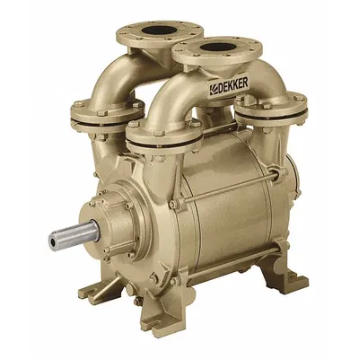 DEKKER VACUUM TECHNOLOGIES Liquid Ring Vacuum Pump: Bare-Shaft, 1 Stage, 550 cfm, 29 in Hg Max Vacuum - 1-Stage Bare-Shaft Liquid Ring Vacuum Pumps