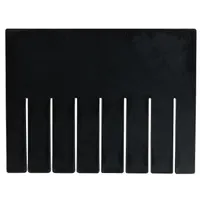 QUANTUM STORAGE SYSTEMS Divider: 9 5/8 in x 7 1/4 in, Plastic, Conductive, 2TB31, DG92080CO (MPN DS92080CO)
