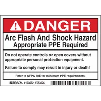 Label: Polyester, Adhesive Sign Mounting, 3 1/2 in x 5 in Nominal Sign Size, 0.01 in Thick, 5 PK (MPN 103532)