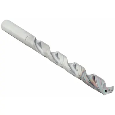 OSG A BRAND Extra Long Drill Bit: 10 mm, 190 mm Overall Lg, 140° X-Thinning Point - Coolant-Through Solid Carbide Extended-Length Drill Bits for Steel & Cast Iron