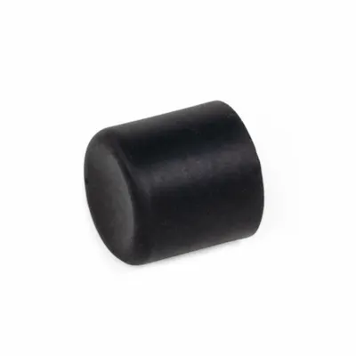 JW WINCO Concave Bumper: Cylindrical, Natural Rubber, Female x Non-Threaded Style - Male x Non-Threaded Vibration-Isolating Mounts