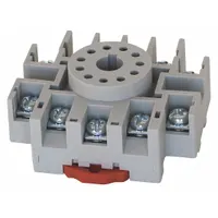 EATON Relay Socket: 15 A Rating, DIN-Rail Socket Mounting, 11 Pins, B Socket, Std (MPN D3PA3)