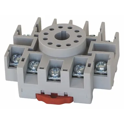EATON Relay Socket: 15 A Rating, DIN-Rail Socket Mounting, 11 Pins, B Socket - DIN-Rail Mounted Sockets