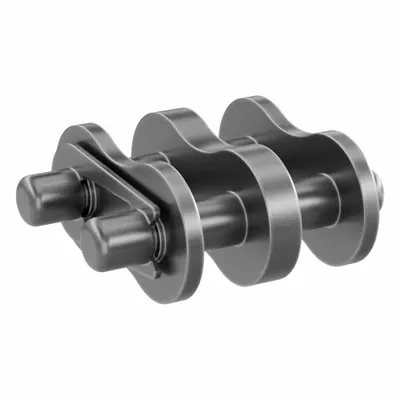 TRITAN Roller Attachment Link: For Std Roller Chains, 25, Double Strand, 1/4 in Pitch - Connecting Links for ANSI Standard Chains