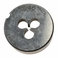 WESTWARD Alloy Steel Die, 4-40 UNC: CCT1060-81, Die