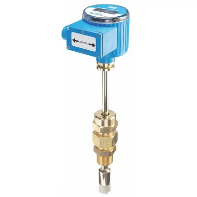 IMPELLER Electronic Flowmeter: Flow Sensor, Water, Paddlewheel, Stainless Steel - Insertion-Style Paddlewheel Flowmeters w/ Remote Output for Water