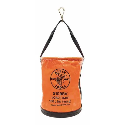 KLEIN TOOLS 5109SV Vinyl Bucket Bag - Vinyl Bucket Bags