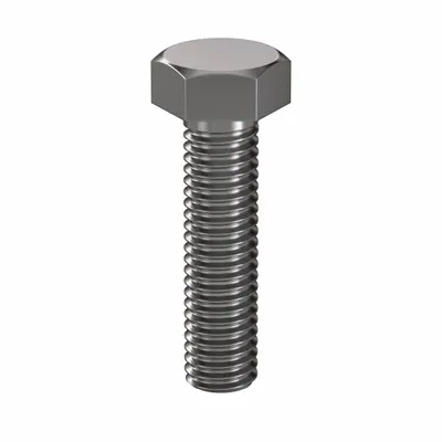 LINDSTROM Hex Head Cap Screw: Steel, Class 10.9, Plain, M5, Metric, 20 mm lg, Fully Threaded - Class 10.9 Steel Hex Head Cap Screws