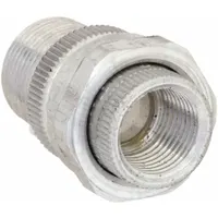 Straight Union - Conduit to Conduit: Aluminum, 1/2 in_3/4 in Trade Size, Female to Male (MPN UNY75-50NR-A)