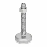 JW WINCO Male-End Leveling Mount: Swiveling Stud, 3/4"-10 Thread Size, 3.15 in, 3,372 lbf Capacity (MPN 31-80-3/4X10-100-B2-UK)