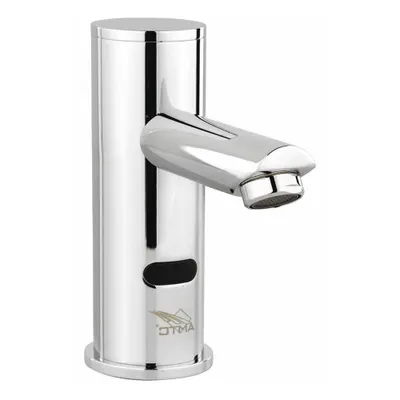 AMTC VALVE Bathroom Sensor Faucet: Hybridflo, Brass, Chrome Finish, Single-Post - Single-Post Sensor Bathroom Faucets
