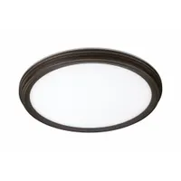 LED Flush Mount: 11 in Dia, 1 3/4 in Ht, 900 lm, 3000K/4000K/5000K, 14 W, 120V AC (MPN 56572115)