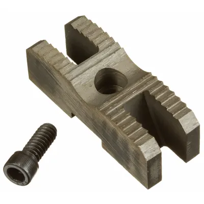 RIDGID Jaw, W/Screw C14: For Serrated Jaw Texture, Steel, Compatible with C14 - Heel Jaws for Pipe Wrenches
