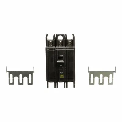 SQUARE D Miniature Circuit Breaker: 25 A, 120/240V AC, Three Phase, 10kA at 120/240V AC - QOU Series, Unit-Mount Square D Miniature Circuit Breakers