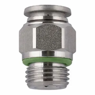 AIGNEP USA 60020-8-1/8 Stainless Steel Push-to-Connect x MBSPP Tube Fitting - Stainless Steel Tube Fittings