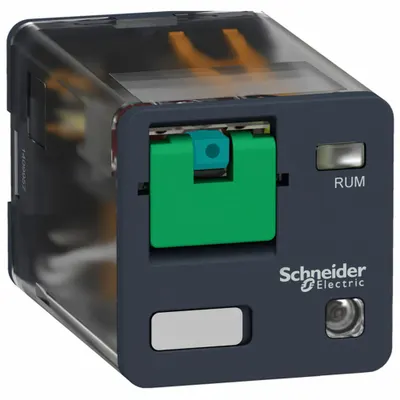 SCHNEIDER General Purpose Relay: Socket Mounted, 10 A Current Rating, 24V DC, 3PDT - Socket-Mounted Relays
