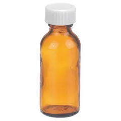 This 30 mL amber narrow mouth round glass bottle is made of Type III soda lime glass with a 20-400 mm neck finish. The amber color provides protection for light-sensitive contents. Supplied without a closure, it is suitable for laboratory storage and sampling applications where a separate cap is required.