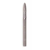 WIDIA Carbide Bur: Ball-Nosed Tree, SF-3, Single Cut, 3/8" x 3/4" Head, 1/4" Shank (MPN M40385)